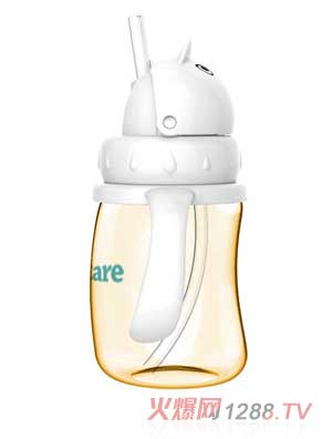 伊斯卡爾180mlPPSU企鵝吸管杯（測(cè)面）