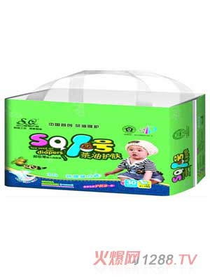 SQ1號茶油護膚嬰兒紙尿褲L碼