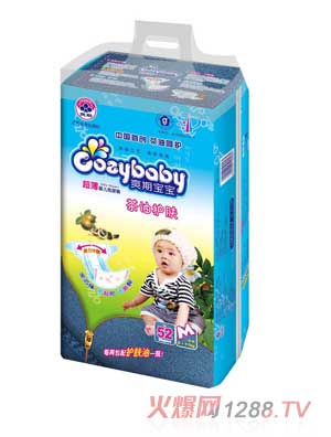 爽期寶寶茶油護膚嬰兒紙尿褲M碼