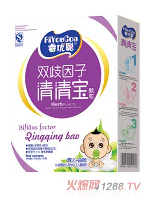 睿優聰雙岐因子清清寶顆粒