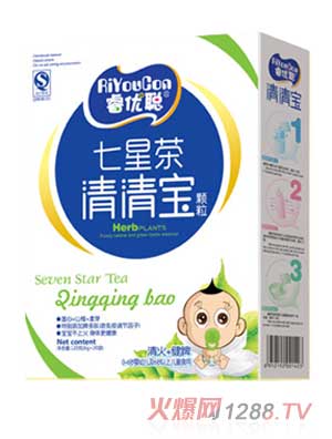睿優聰七星茶清清寶顆粒