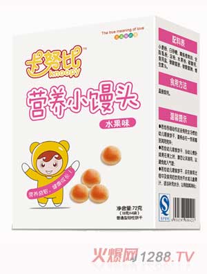 卡努比水果味營養小饅頭