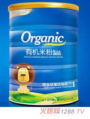 兒葆鱈魚蘋果優暢配方有機米粉