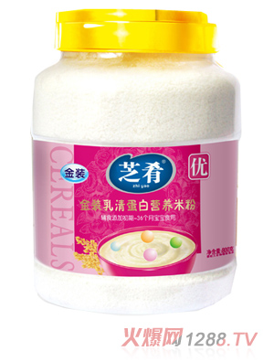 芝肴金裝乳清蛋白營養米粉