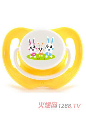 陽光兔安撫奶嘴三階段黃色