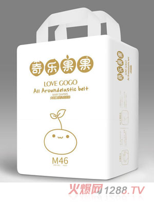 奇樂果果大環腰嬰兒紙尿褲M碼46片