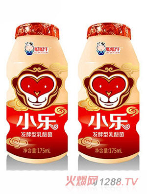 聰聰牛小樂發酵型乳酸菌175ml紅色
