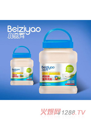 貝滋肴鈣鐵鋅營養米粉800桶裝