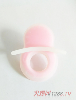 優貝源水果牙膠粉色