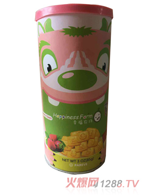 天使幸福農場字母餅干草莓味