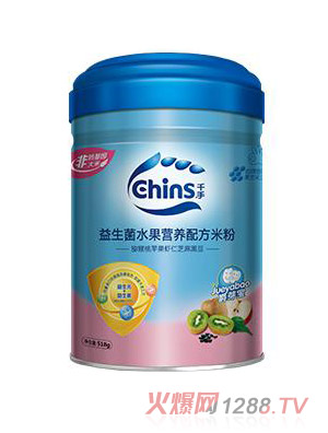 千手益生菌水果營養配方米粉-獼猴桃蘋果蝦仁芝麻黑豆