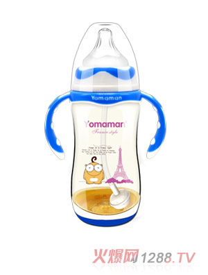 ���㋌��PPSU�pɫ�Ųʵ�����ƿ�{ɫ300ml