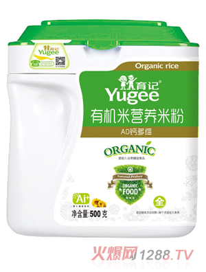育記有機米營養米粉-AD鈣多維500克