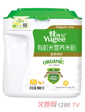 育記有機米營養米粉-蛋黃果蔬500克