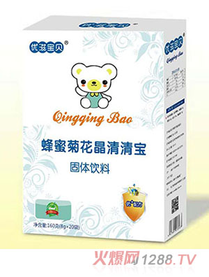 優滋寶貝蜂蜜菊花晶清清寶