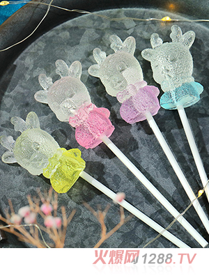 米唐たき動物派對棒棒糖-小鹿漸變