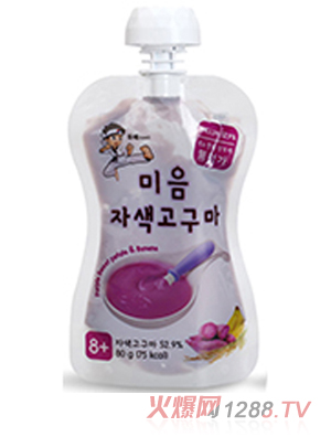 韓國樂曦紫薯香蕉營米糊80g