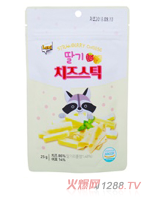 韓國樂曦奶酪條草莓味25g