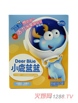 小鹿藍(lán)藍(lán)活力水果溶豆豆