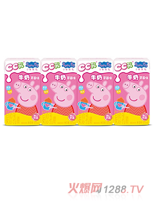 小豬佩奇CC乳復原乳調制乳草莓味125ml