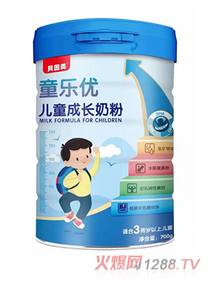 貝因美童樂優兒童成長奶粉
