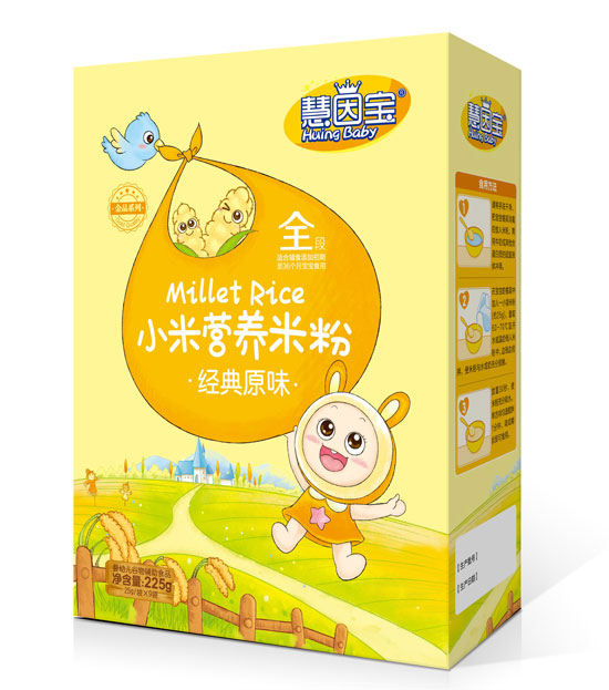 慧因寶經典原味盒裝小米營養米粉