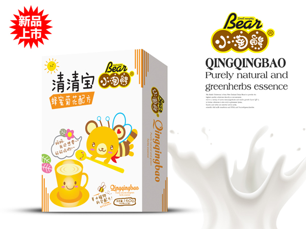 小淘熊蜂蜜菊花清清寶a