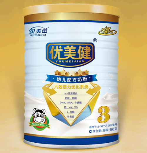 優美健幼兒配方奶粉3段聽裝