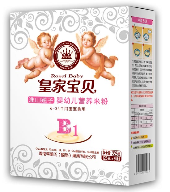 皇家寶貝225克營養米粉米粉-淮山蓮子