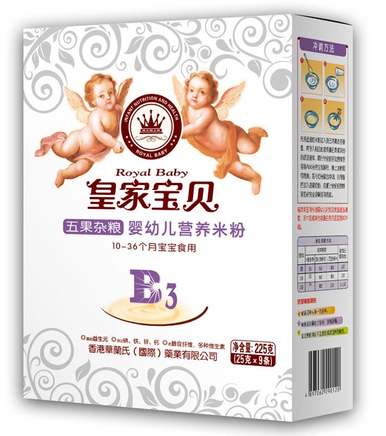 皇家寶貝225克營養米粉米粉-五果雜糧