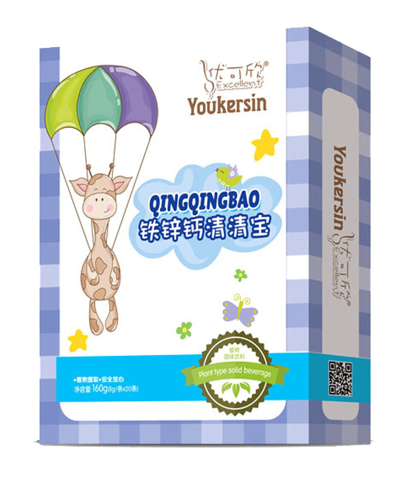 優可欣清清寶盒裝-鐵鋅鈣