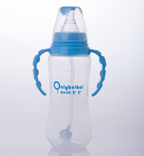 唯昵貝貝標口PP奶瓶240ml藍色