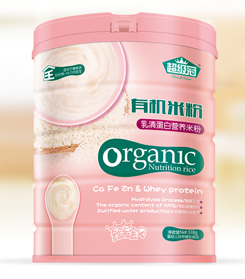 超級冠乳清蛋白營養有機米粉