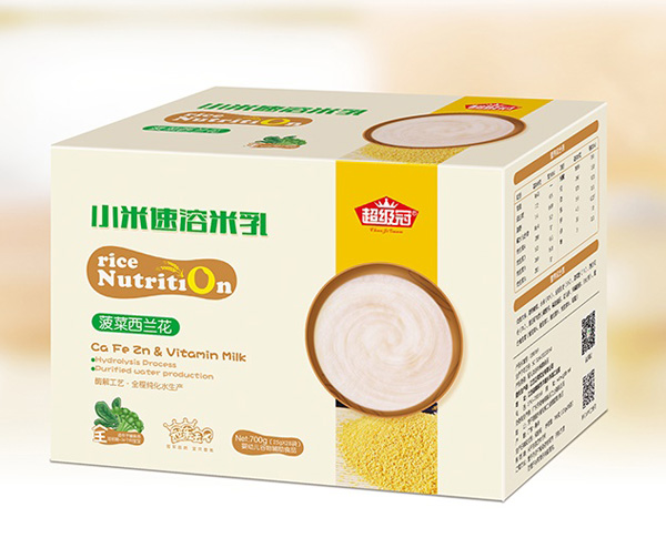 超級冠菠菜西蘭花小米速溶米乳