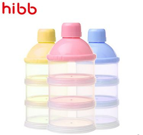 浩一貝貝旋轉式三格奶粉盒