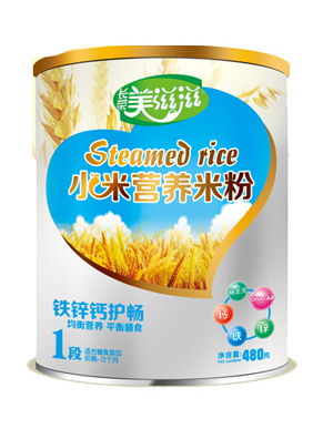 美滋滋鐵鋅鈣護暢小米營養米粉