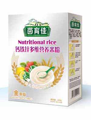 茵育佳鈣鐵鋅多維營養米粉