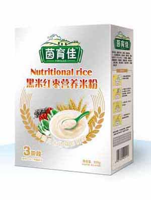 茵育佳黑米紅棗營養米粉