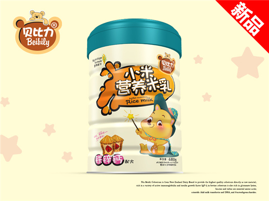 貝比力小米營養米乳鈣鐵鋅配方聽裝